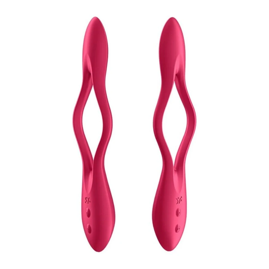 SATISFYER - MULTI VIBRATORE ELASTIC JOY ROSSO